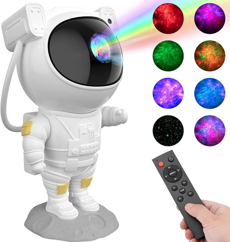 Premium Astronaut Galaxy Projector – 360° Starry Sky Night Lamp with Remote